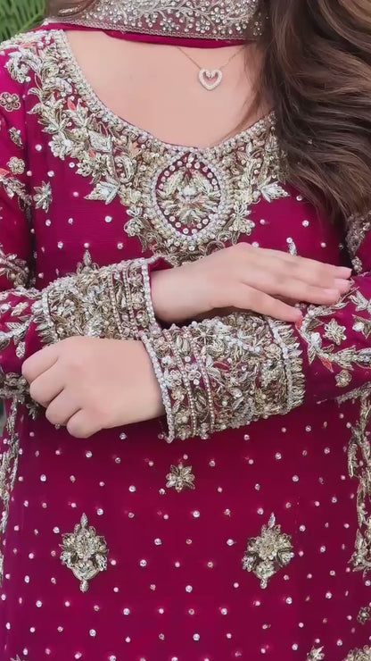 ✨ NSR-870 – Elegant Sharara Collection ✨