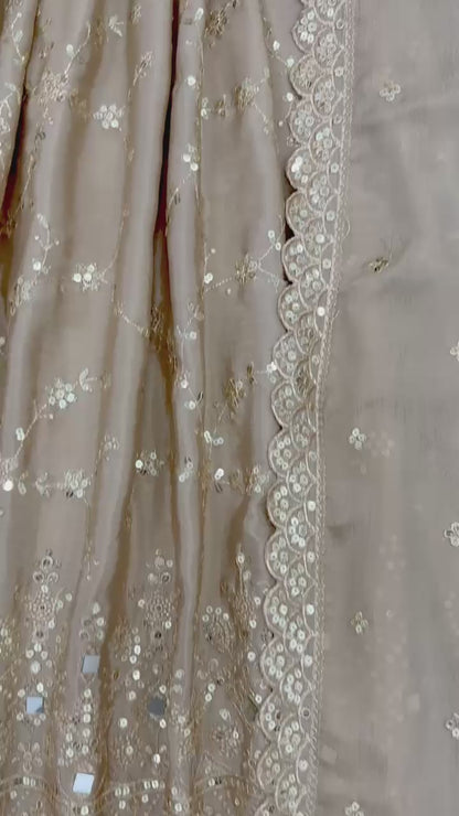👗PD-1097 Premium Designer Anarkali Gown Set (With Dupatta & Bottom)