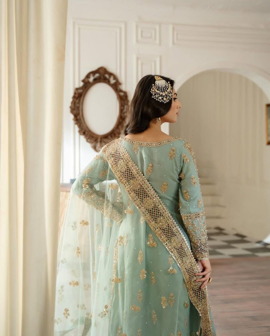 ✨ZB-Series New Designer Party Top Sharara & Dupatta Set👗✨
