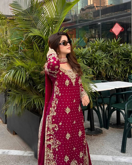 ✨ NSR-870 – Elegant Sharara Collection ✨