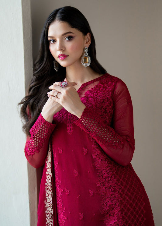 ✨❤️NSR 866-  Designer Party Wear Look – Top, Plazzo and Dupatta with Heavy Embroidery Work✨