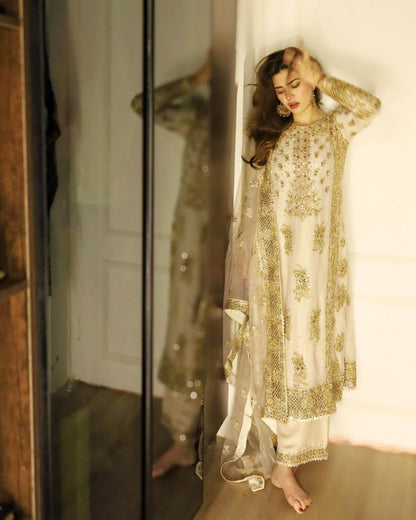 ✨ZB-Series New Designer Party Top Sharara & Dupatta Set👗✨
