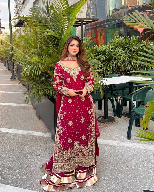 ✨ NSR-870 – Elegant Sharara Collection ✨